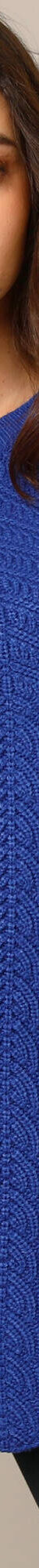 Pull-tunique maille fantaisie  (bleu roy) Pull-tunique maille fantaisie  (bleu roy)